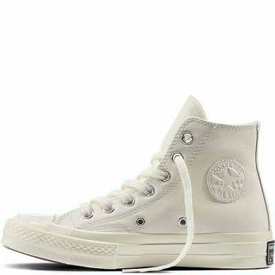 Converse Chuck Taylor All Star '70 Wool Wordmark High Tops Mens - White Shoes (660LOVIG)